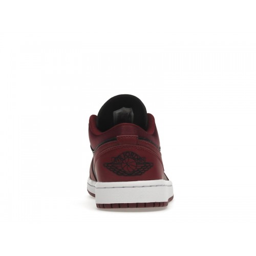 Кроссы Jordan 1 Low Dark Beetroot Black (W) - женская сетка размеров