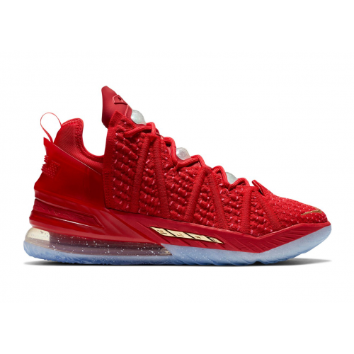 Кроссы Nike LeBron 18 X-Mas in LA - мужская сетка размеров