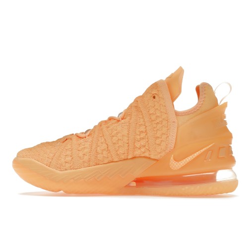 Кроссы Nike LeBron 18 Melon Tint - мужская сетка размеров