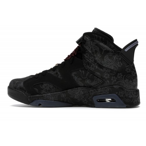 Кроссы Jordan 6 Retro SD Triple Black (W) - женская сетка размеров