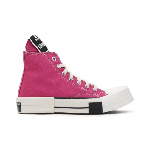 Кеды Converse TURBODRK Laceless Chuck Taylor All-Star 70 Hi Rick Owens DRKSHDW Cactus Flower Pink - мужская сетка размеров