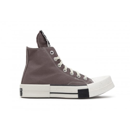 Кеды Converse TURBODRK Laceless Chuck Taylor All-Star 70 Hi Rick Owens DRKSHDW Iron - мужская сетка размеров