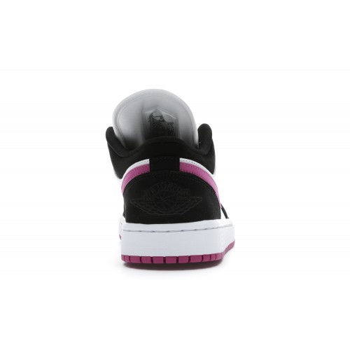 Кроссы Jordan 1 Low Black Cactus Flower (W) - женская сетка размеров