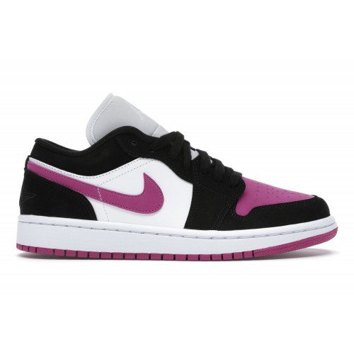 Кроссы Jordan 1 Low Black Cactus Flower (W) - женская сетка размеров