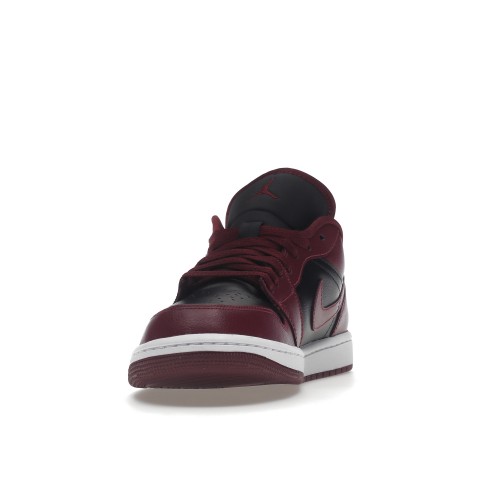 Кроссы Jordan 1 Low Black Dark Beetroot (W) - Женская сетка размеров