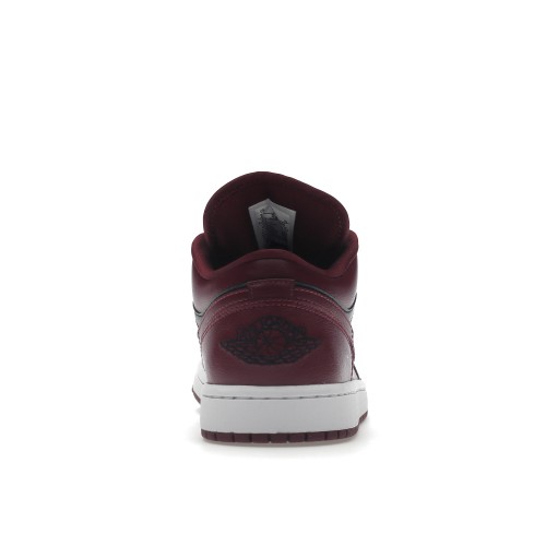 Кроссы Jordan 1 Low Black Dark Beetroot (W) - Женская сетка размеров