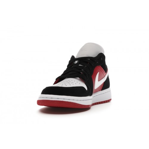 Wmns Air Jordan 1 Low Gym Red Black - женская сетка размеров