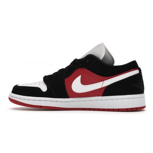 Wmns Air Jordan 1 Low Gym Red Black - женская сетка размеров