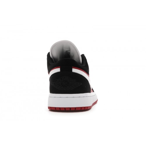 Wmns Air Jordan 1 Low Gym Red Black - женская сетка размеров