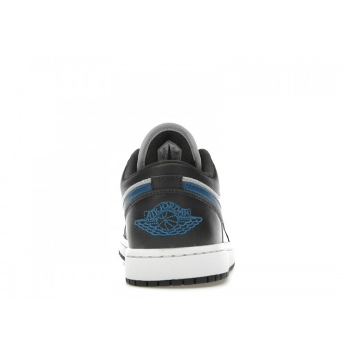 Кроссы Jordan 1 Low Anthracite Industrial Blue (W) - женская сетка размеров