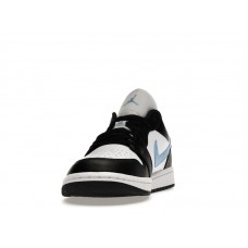 Женские Jordan 1 Low Black University Blue White (W)