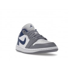 Женские Jordan 1 Low Stealth French Blue (W)