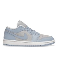 Женские кроссовки Jordan 1 Low Football Grey Aluminum (W)