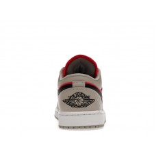 Женские Jordan 1 Retro Low Light Iron Ore Siren Red (W)