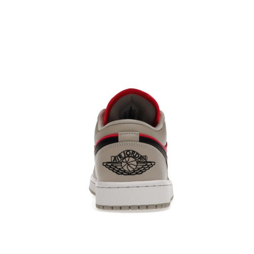 Кроссы Jordan 1 Retro Low Light Iron Ore Siren Red (W) - Женская сетка размеров