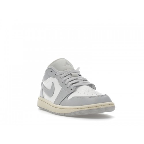 Кроссы Jordan 1 Low Coconut Milk Neutral Grey (W) - женская сетка размеров