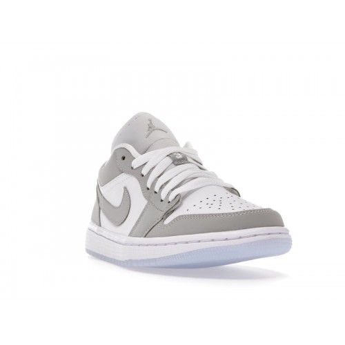 Кроссы Jordan 1 Low Wolf Grey (W) - женская сетка размеров
