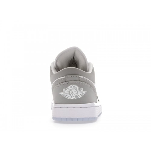 Кроссы Jordan 1 Low Wolf Grey (W) - женская сетка размеров