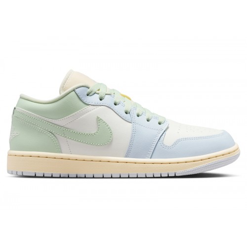 Jordan 1 Low Sail Jade Aura (W) - женская сетка размеров