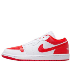 Женские Jordan 1 Low White Chile Red (W)