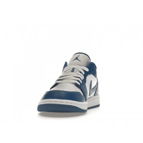 Кроссы Jordan 1 Low Marina Blue (W) - женская сетка размеров