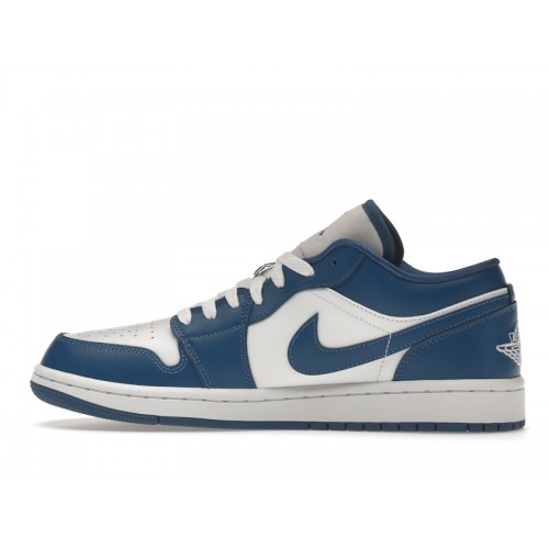 Кроссы Jordan 1 Low Marina Blue (W) - женская сетка размеров