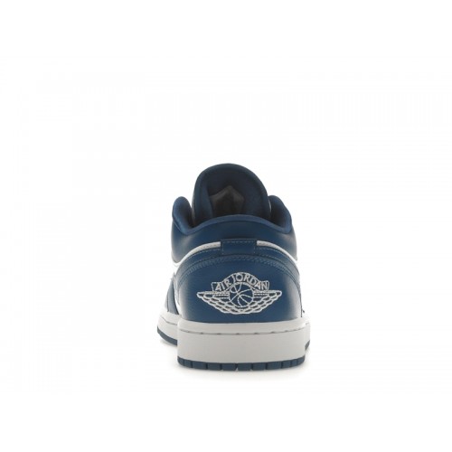 Кроссы Jordan 1 Low Marina Blue (W) - женская сетка размеров
