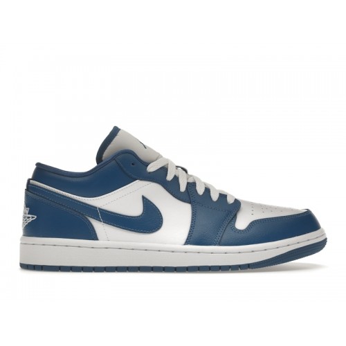 Кроссы Jordan 1 Low Marina Blue (W) - женская сетка размеров