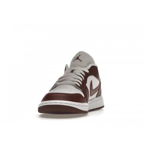 Кроссы Jordan 1 Low Team Red (W) - женская сетка размеров