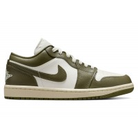 Женские Jordan 1 Low Medium Olive (W)