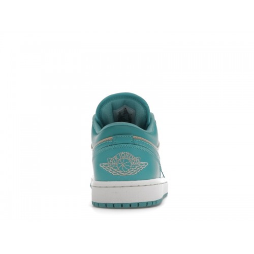 Кроссы Jordan 1 Low Tropical Teal (W) - женская сетка размеров