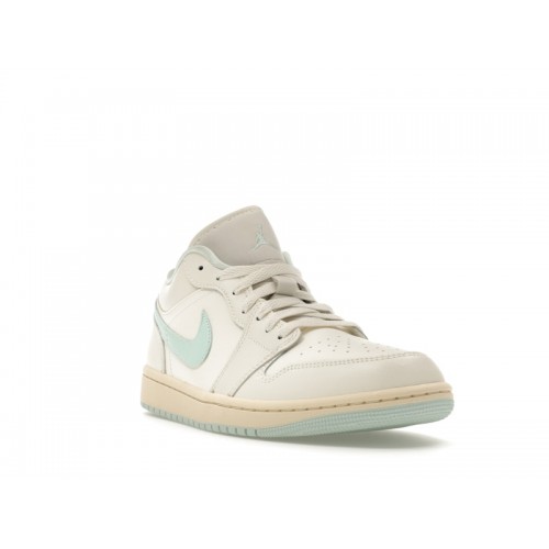 Wmns Air Jordan 1 Low Sail Igloo - женская сетка размеров