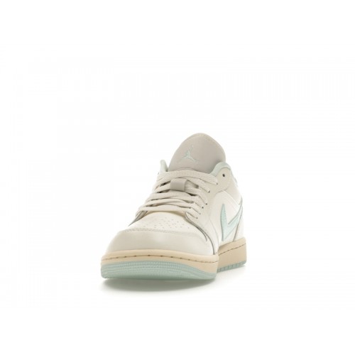 Wmns Air Jordan 1 Low Sail Igloo - женская сетка размеров