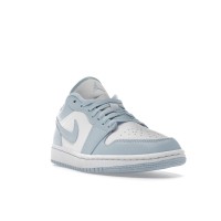 Женские Jordan 1 Low White Ice Blue (W)