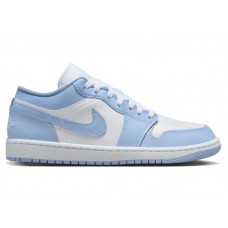 Женские кроссовки Jordan 1 Low White Aluminum (W)