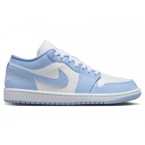 Кроссы Jordan 1 Low White Aluminum (W) - женская сетка размеров
