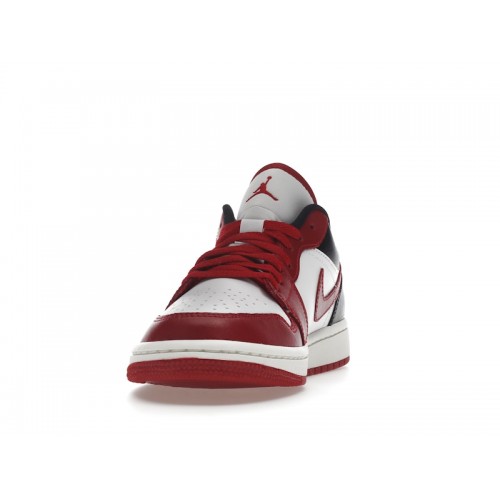 Кроссы Jordan 1 Low Reverse Black Toe (W) - женская сетка размеров