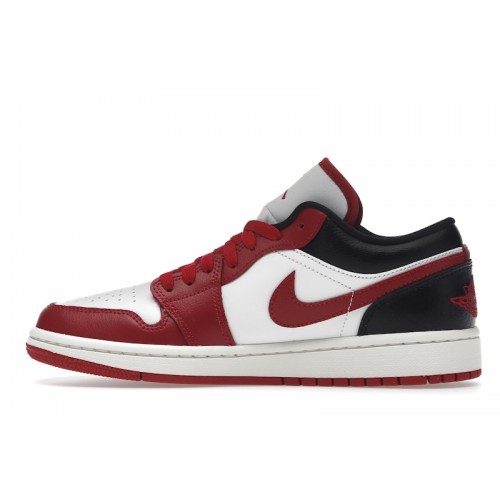 Кроссы Jordan 1 Low Reverse Black Toe (W) - женская сетка размеров