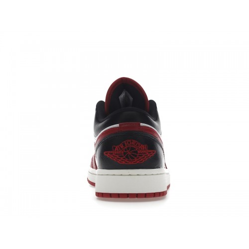 Кроссы Jordan 1 Low Reverse Black Toe (W) - женская сетка размеров