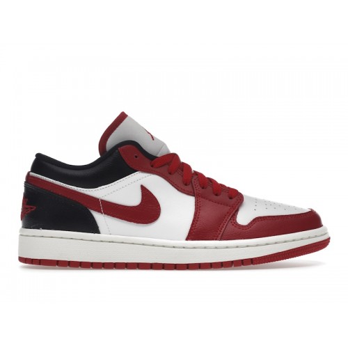 Кроссы Jordan 1 Low Reverse Black Toe (W) - женская сетка размеров
