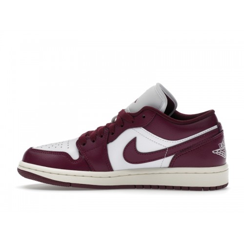 Кроссы Jordan 1 Low Bordeaux (W) - женская сетка размеров