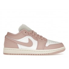 Женские кроссовки Jordan 1 Low Pink Oxford (W)