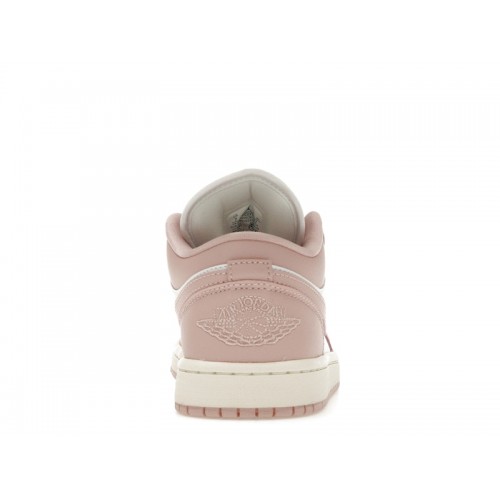 Кроссы Jordan 1 Low Pink Oxford (W) - женская сетка размеров