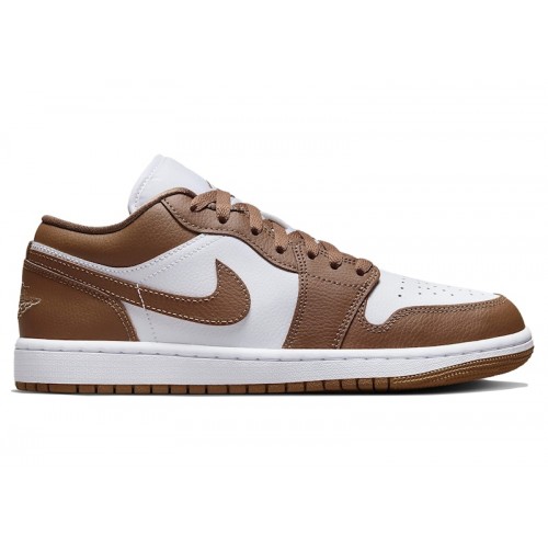 Кроссы Jordan 1 Low Archaeo Brown White (W) - женская сетка размеров