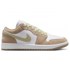 Женские Jordan 1 Low Khaki Olive Aura (W)