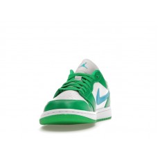 Женские Jordan 1 Low Lucky Green Aquatone (W)
