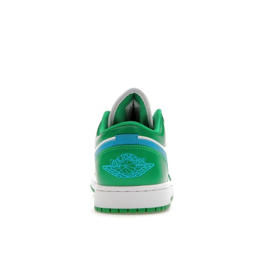 Кроссы Jordan 1 Low Lucky Green Aquatone (W) - женская сетка размеров