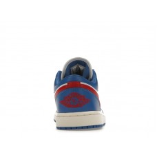 Женские Jordan 1 Low Sport Blue Gym Red (W)