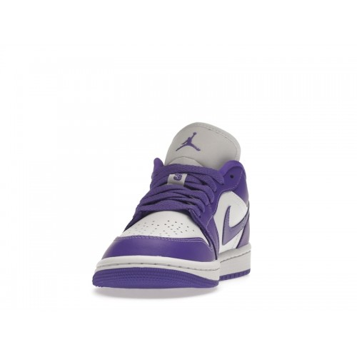 Кроссы Jordan 1 Low Psychic Purple (W) - женская сетка размеров