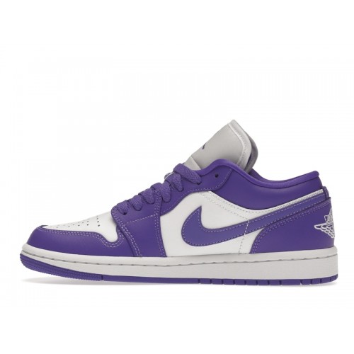 Кроссы Jordan 1 Low Psychic Purple (W) - женская сетка размеров
